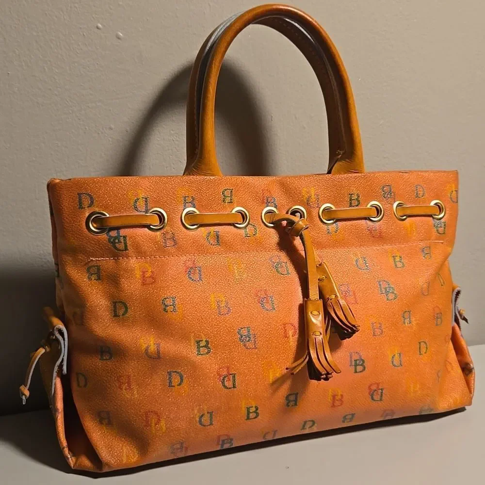 Dooney & Bourke Orange Tote Bag